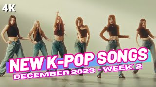 NEW KPOP SONGS  DECEMBER 2023 WEEK 2 [upl. by Oralee551]