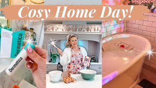 New Skincare Routine Massive Baking FAIL Cosy Working from Home Mum Life amp Best Bath EVER Vlogad [upl. by Joab12]