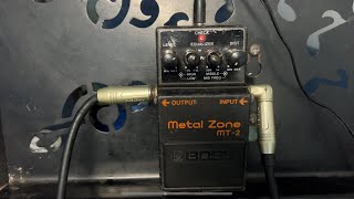 BOSS MT2 taiwan overdrive sound no talking [upl. by Sulohcin775]