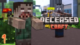 Surviving The Minecraft Apocalypse  DeceasedCraft Ep 1 [upl. by Ylebmik]