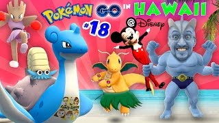 POKEMON GO in HAWAII  DISNEY COMPLETING POKEDEX w Mickey Mouse A Magical Place FGTEEV Part 18 [upl. by Vivian]