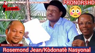 Rosemond Jean avili ex Prezidzan Jean Bertrand Aristide AK Prèv kote nonl enplike nan zafè dwog [upl. by Anerdna]