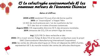 C La catastrophe environnementale A Les nouveaux moteurs de léconomie Chinoise [upl. by Sone]