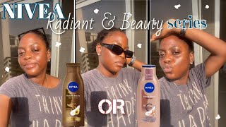 NIVEA RADIENT amp BEAUTY REVIEW nivea nivealotion [upl. by Kerekes]