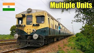 Diesel and Electric Multiple Units in India 2015 🇮🇳 [upl. by Enerehs]