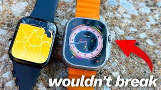 Apple Watch Ultra DURABILITY TEST vs Series 8 [upl. by Johathan]