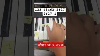 Mary on a cross piano tutorial [upl. by Brighton]