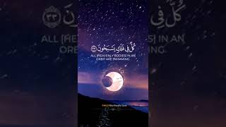 Surah AlAnbiya verse 33 34  Beautiful recitation  HKS studio [upl. by Zampardi]