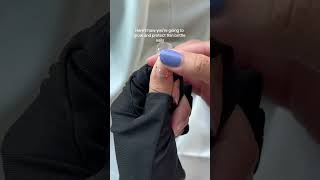 Protect and grow your nails with semi cured gel nail stickersnails nailart nailtech nailtutorial [upl. by Rosaline]