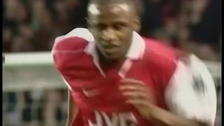 Patrick Vieira Goal vs Man Utd [upl. by Enilatan]