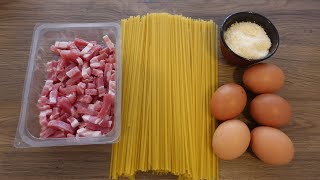 Pâtes Carbonara ‐ La recette à litalienne simplifiée  Ari Cuisine [upl. by Prudie]