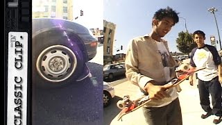 Jerry Hsu Skateboard Hit By Car Classic Slam 103 [upl. by Valeda]