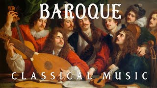 The Best of Baroque Music  Study Concentrate Brain Power  Bach Vivaldi Handel Pachelbel [upl. by Ynnavoig]