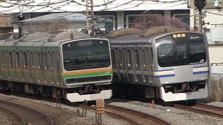 HD E217系横須賀色 JR東日本直流近郊形電車 神奈川から千葉へ直行 [upl. by Yentihw]