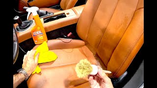 Cleaning the leather interior of a 2006 Mazda Miata  POV Detailing [upl. by Ethbun]