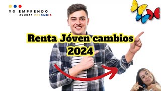 Renta joven Requisitos inscripción y cuanto pagan Cambios 2024 [upl. by Pitchford951]