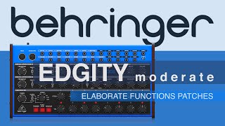 Behringer Edge  9 ELABORATE PATCHES edge patches behringer [upl. by Cora]