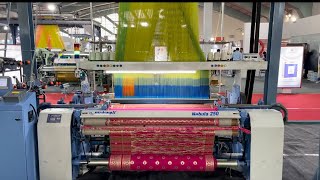 Saree Weaving High Speed Rapier Loom 160 cm  62inch pan a [upl. by Attehcram]