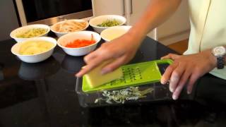 Mandoline Slicer  Vegetable Slicer  How To Use It [upl. by Willis]