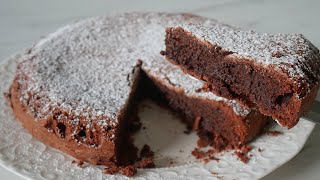 Recette Moelleux chocolat de Cyril Ligniac 5 ingrédients [upl. by Aivata230]