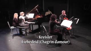 Kreisler  Liebesleid Chagrin damour par le Trio Boréade [upl. by Adlig577]