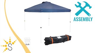 Sunnydaze Premium PopUp Canopy with Rolling Carry Bag  Multiple ColorsSizesWUY748 [upl. by Oiligriv]