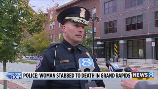 Police Woman stabbed to death in Grand Rapids [upl. by Brandise79]