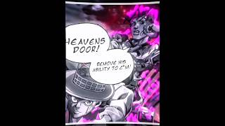 Heavens door JoJos bizzare adventure part 4 Kira Yoshikage vs kishibe Rohan manga edit super cool [upl. by Sugden]