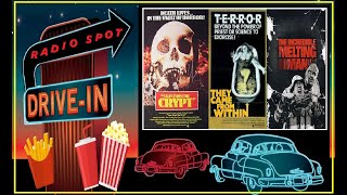 DRIVEIN MOVIE RADIO SPOT  THE MONSTER MAYHEM MARATHON TRIPLE FEATURE [upl. by Tiraj]