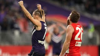 Last two minutes  Freo take home the four points in a thriller [upl. by Franckot194]