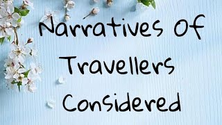 Narratives of Travellers Considered  easy explaination  by Samuel Johnson [upl. by Kyd]