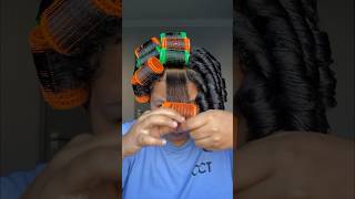 Rollerset on Curly Hair [upl. by Hcaz]