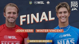 Josh Kerr vs Winter Vincent  Mens Final Nias Pro 2024  Asian Surf Co [upl. by Nelav]