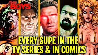 106 Every Supes In The Boys TV Series amp Comic Books  Backstories Explored  The Mega Boys Video [upl. by Naut]