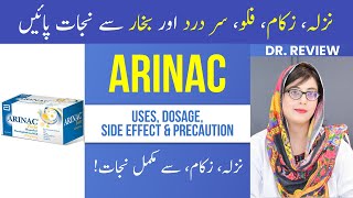 Dr explains ARINAC FORTE Tablet  Uses  Side Effects  Flu Headache Fever Tablet  UrduHindi [upl. by Ayiram]