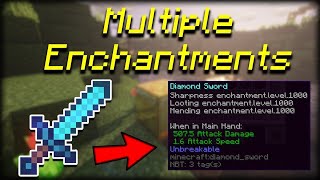 How to add Custom Enchant in your aternos server 2023 no Uber enchant  Minecraft [upl. by Erkan977]