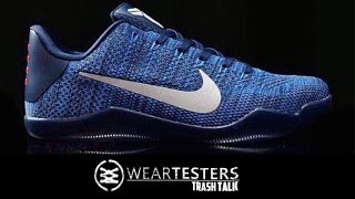 WearTesters Trash Talk  Nike Kobe XI 11 Initial Thoughts [upl. by Ylekalb]