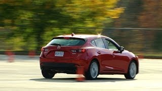 Lévénement Essai routier de la Mazda3 2014  Montréal  Mazda Canada [upl. by Nissa]