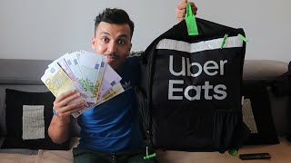 MON SALAIRE UBER EATS EN 1 MOIS DE LIVRAISON [upl. by Annaillil964]