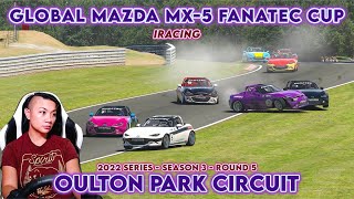 iRacings Mazda MX5 Cup 2022 Series Season 3 Round 5 Oulton Park Circuit International [upl. by Elamaj98]