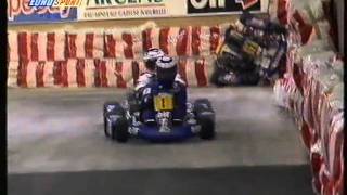 Go Kart racing Schumacher and Prost ParisBercy 1994 [upl. by Leizar]