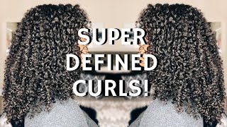 GET DEFINED CURLS NOW  SHINGLING METHOD for CURLY HAIR with WETLINE XTREME GEL  HOW TO SHINGLE [upl. by Lerraj]