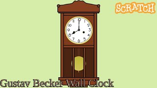 Wall Clock Gustav Becker 34 Westminster  Scratch Project 66 [upl. by Ynnavoj]