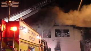 Video of the fire on the 4900 block of Old Lemay Ferry on December 4 2016 [upl. by Berg]