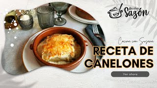 CANELONES A LA CATALANA o canelones de San Esteban 🤤 La receta tradicional catalana [upl. by Giff]