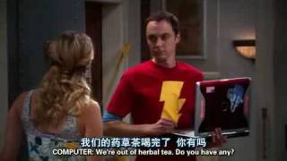 Sheldon Penny I have an inflamed larynx  The Big Bang Theory Season 2 Episode 10 Clips [upl. by Anairol]