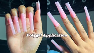 Polygel Tutorial  Real Time Application  Beginner Friendly [upl. by Fricke]