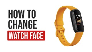 How to Change Fitbit Inspire 3 Watch Faces [upl. by Libb]