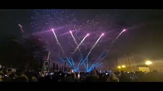 🔥 🎆Feux dartifices 2024 🇧🇪 place des palais bruxelles [upl. by Eugenie]