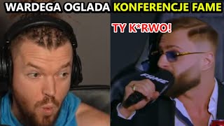 Wardęga ogląda KONFERENCJE FAME MMA 23 [upl. by Tager732]